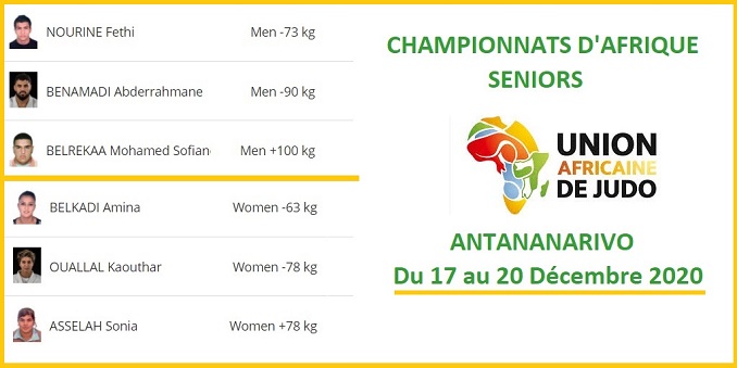 Championnats d'Afrique Séniors - Délégation Algérienne